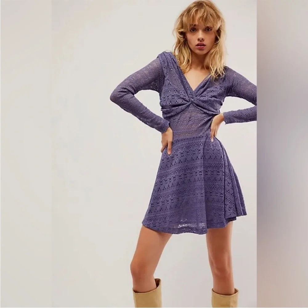 NWOT Free People Lila Mini Dress - Picture 2 of 3